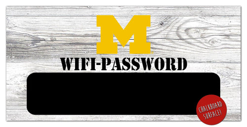 Fan Creations 6x12 Vertical University of Michigan Wifi Password 6x12 Sign