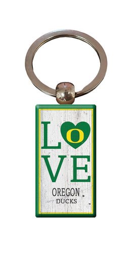 Fan Creations Home Decor University of Oregon  Love Keychain