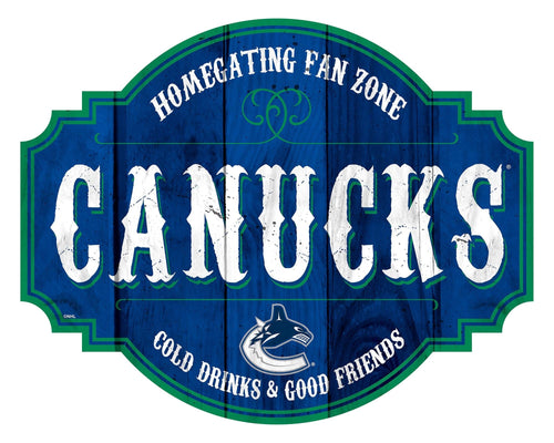 Fan Creations Home Decor Vancouver Canucks Homegating Tavern 24in Sign