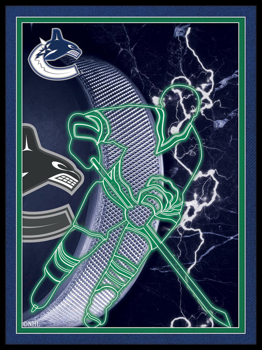 Fan Creations Wall Decor Vancouver Canucks Neon Player 12x16