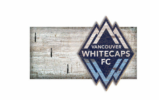 Fan Creations Wall Decor Vancouver Whitecaps FC Key Holder 6x12