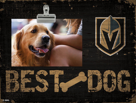 Fan Creations Desktop Stand Vegas Golden Knights Best Dog Clip Frame