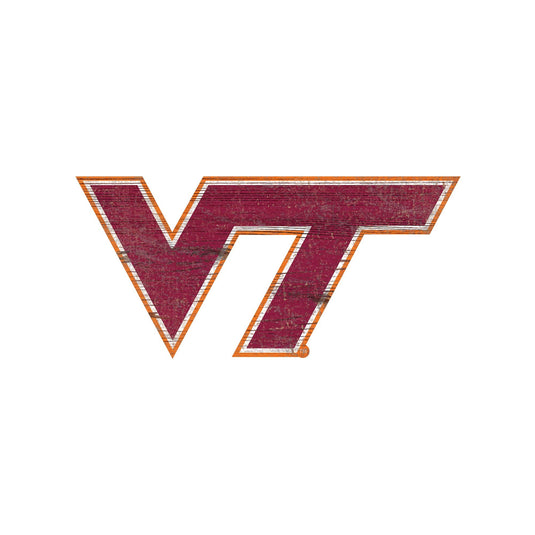 Fan Creations 24" Signs Virginia Tech Distressed Logo Cutout Sign