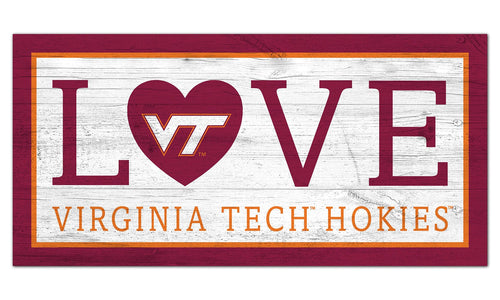 Fan Creations 6x12 Sign Virginia Tech Love 6x12 Sign