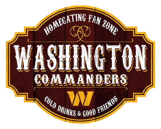 Fan Creations Home Decor Washington Commanders Homegating Tavern 12in Sign