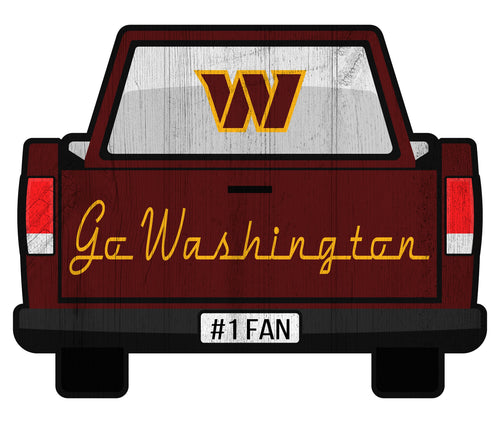 Fan Creations Home Decor Washington Commanders Slogan Truck Back Vintage 12in