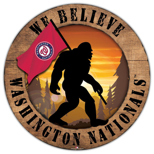 Fan Creations Wall Decor Washington Nationals Bigfoot 12in Circle