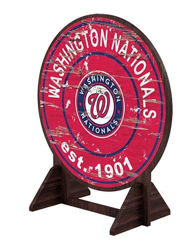 Fan Creations Desktop Stand Washington Nationals Desktop Circle Logo Stand