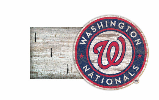 Fan Creations Wall Decor Washington Nationals Key Holder 6x12