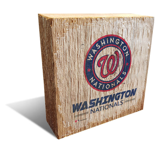 Fan Creations Desktop Stand Washington Nationals Team Logo Block