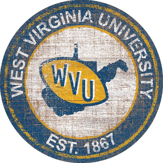 Fan Creations Home Decor West Virginia Heritage Logo Round