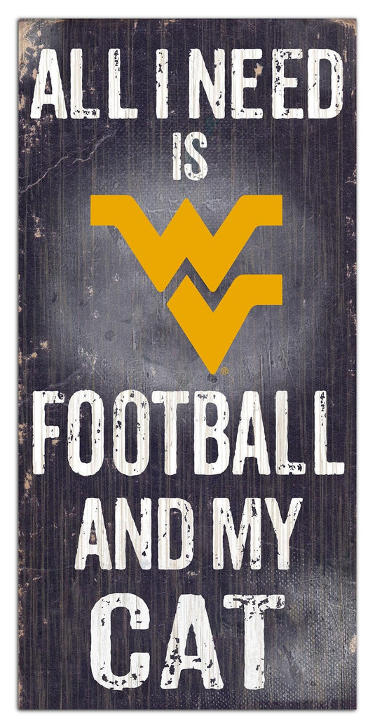Fan Creations 6x12 Sign West Virginia My Cat 6x12 Sign