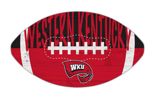 Fan Creations Home Decor Western Kentucky City Football 12in