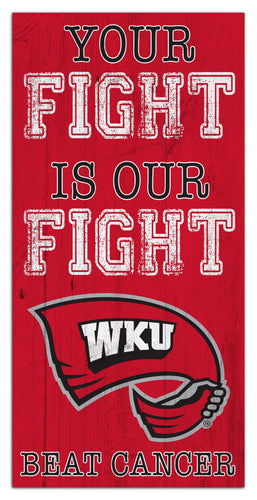 Fan Creations Home Decor Western Kentucky Your Fight Is Our Fight 6x12