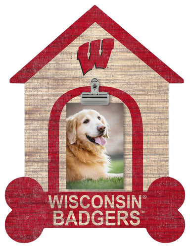 Fan Creations Clip Frame Wisconsin Dog Bone House Clip Frame