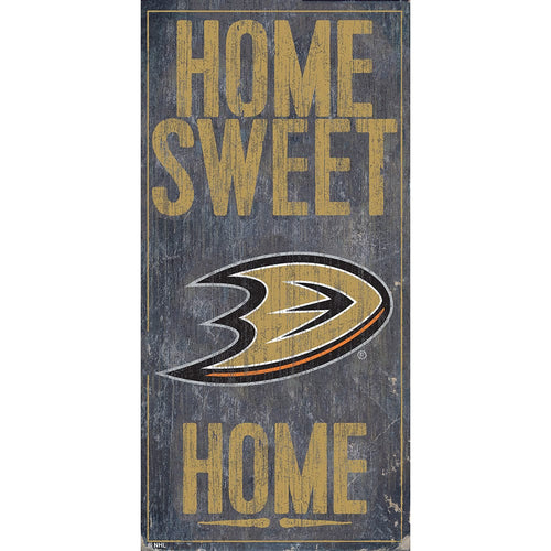 Fan Creations 6x12 Vertical Anaheim Ducks Home Sweet Home 6x12