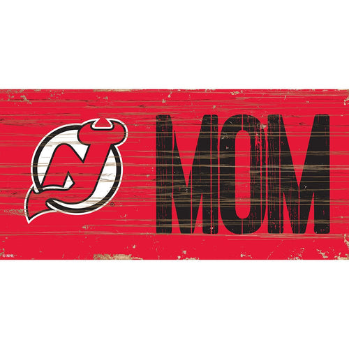 Fan Creations 6x12 Horizontal New Jersey Devils MOM 6x12 Sign