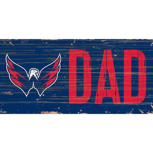 Fan Creations 6x12 Horizontal Washington Capitals DAD 6x12 Sign