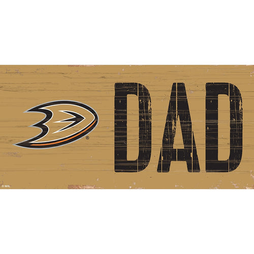 Fan Creations 6x12 Horizontal Anaheim Ducks DAD 6x12 Sign