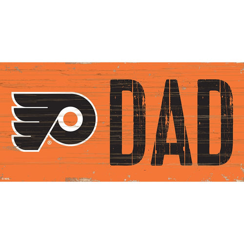 Fan Creations 6x12 Horizontal Philadelphia Flyers DAD 6x12 Sign