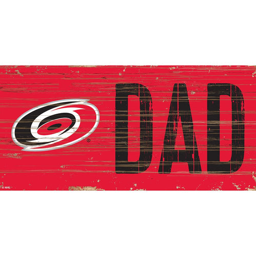 Fan Creations 6x12 Horizontal Carolina Hurricanes DAD 6x12 Sign