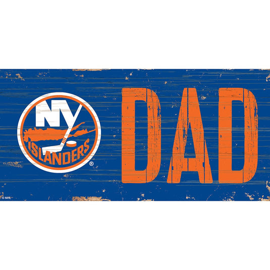 Fan Creations 6x12 Horizontal New York Islanders DAD 6x12 Sign