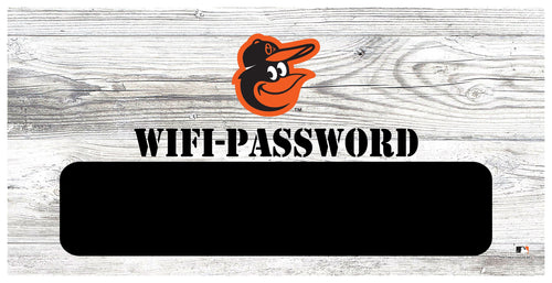 Fan Creations 6x12 Horizontal Baltimore Orioles Wifi Password 6x12 Sign