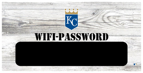 Fan Creations 6x12 Horizontal KC Royals Wifi Password 6x12 Sign