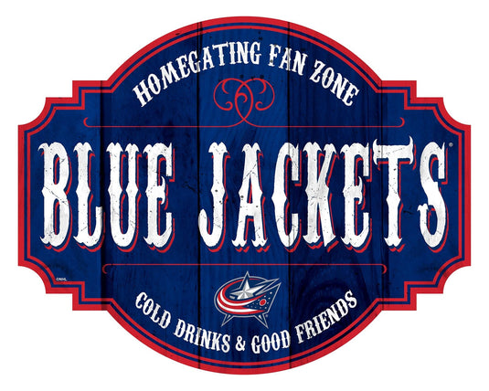 Fan Creations Home Decor Colombus Blue Jackets Homegating Tavern 24in Sign