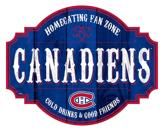 Fan Creations Home Decor Montreal Canadiens Homegating Tavern 12in Sign