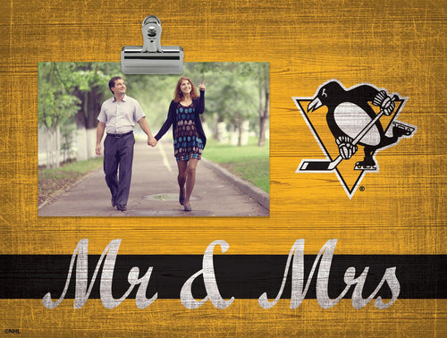 Fan Creations Desktop Stand Pittsburgh Penguins Mr & Mrs Clip Frame