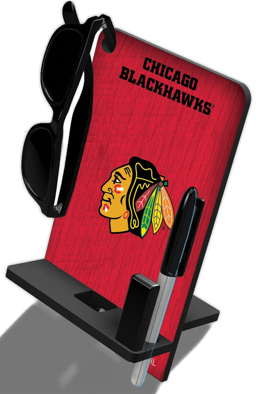 Fan Creations Wall Decor Chicago Blackhawks 4 In 1 Desktop Phone Stand