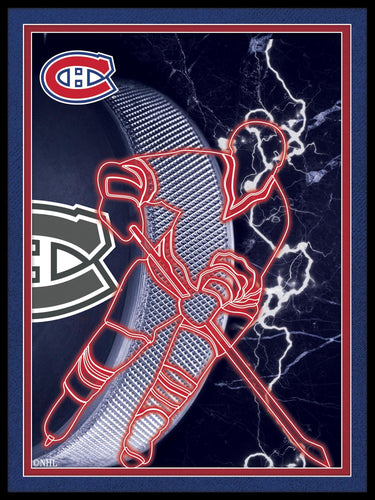 Fan Creations Wall Decor Montreal Canadiens Neon Player 12x16