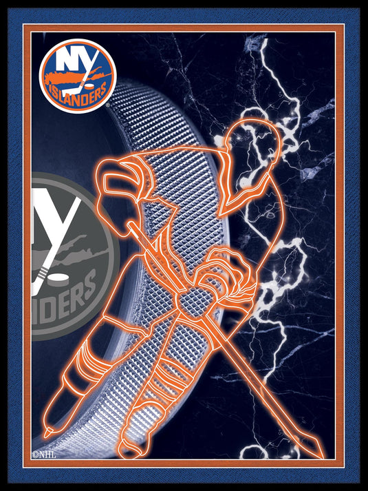 Fan Creations Wall Decor New York Islanders Neon Player 12x16