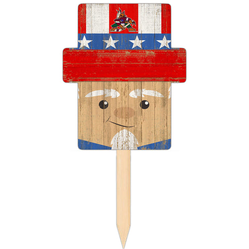 Fan Creations Holiday Home Decor Arizona Coyotes Uncle Sam Head Yard