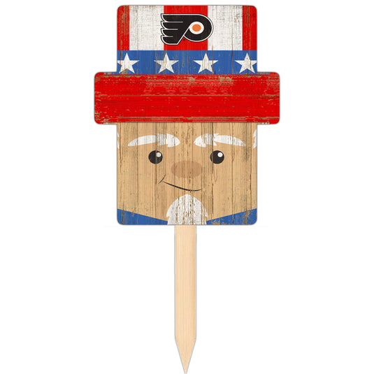 Fan Creations Holiday Home Decor Philadelphia Flyers Uncle Sam Head Yard