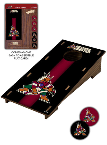 Fan Creations Desktop Stand Arizona Coyotes Desktop Cornhole