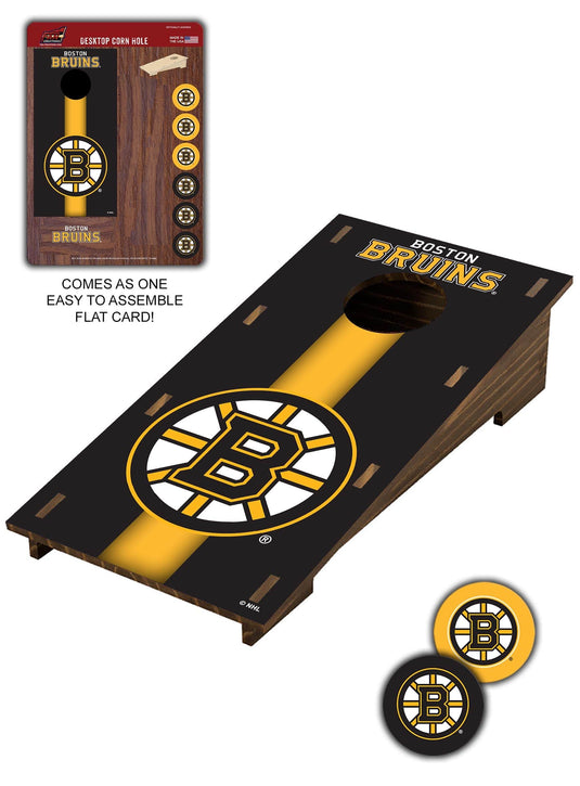 Fan Creations Desktop Stand Boston Bruins Desktop Cornhole