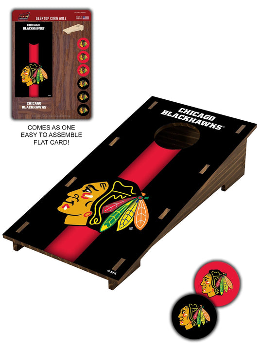 Fan Creations Desktop Stand Chicago Blackhawks Desktop Cornhole