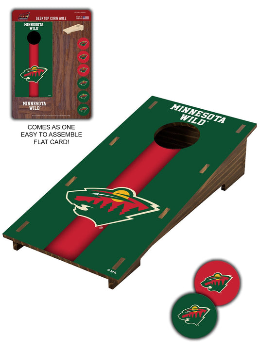 Fan Creations Desktop Stand Minnesota Wild Desktop Cornhole