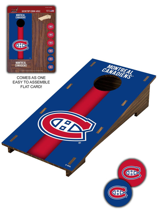 Fan Creations Desktop Stand Montreal Canadiens Desktop Cornhole