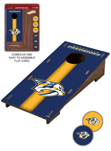 Fan Creations Desktop Stand Nashville Predators Desktop Cornhole