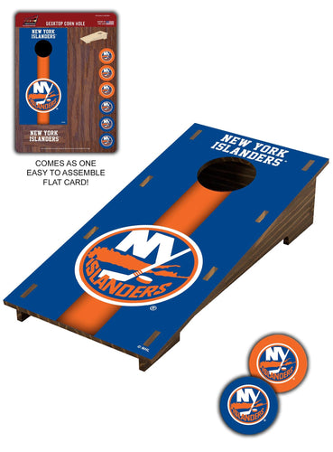 Fan Creations Desktop Stand New York Islanders Desktop Cornhole