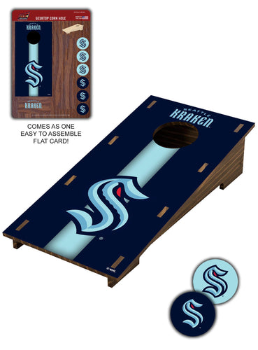 Fan Creations Desktop Stand Seattle Kraken Desktop Cornhole