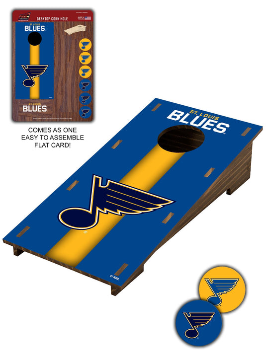 Fan Creations Desktop Stand St Louis Blues Desktop Cornhole