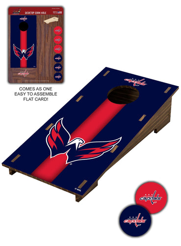 Fan Creations Desktop Stand Washington Capitals Desktop Cornhole