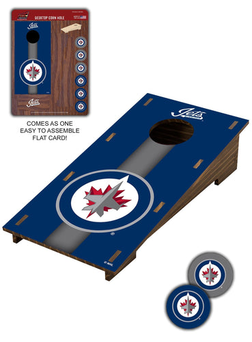 Fan Creations Desktop Stand Winnipeg Jets Desktop Cornhole