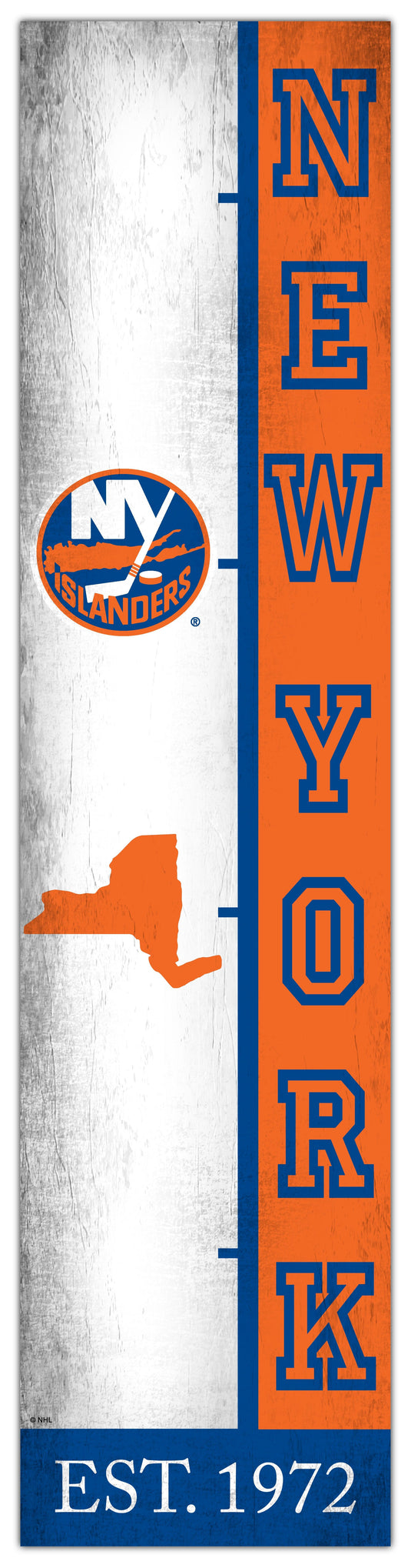 Fan Creations Home Decor New York Islanders Team Logo Progression 6x24