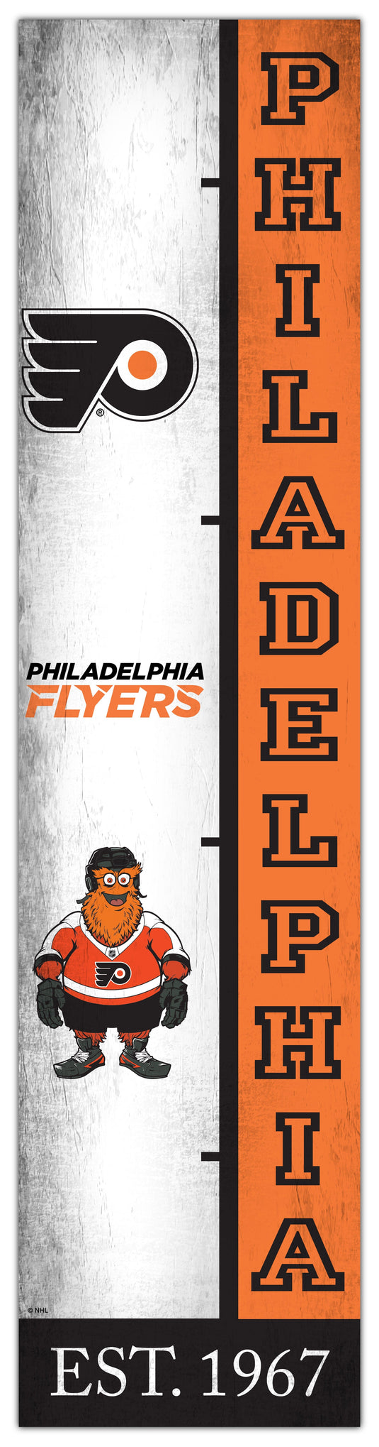 Fan Creations Home Decor Philadelphia Flyers Team Logo Progression 6x24