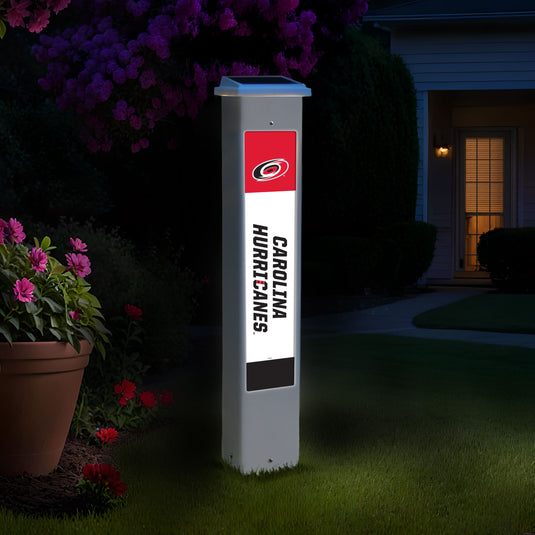 Fan Creations NHL Team Glow Post - Carolina Hurricanes